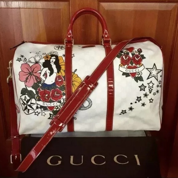 Gucci Handbags - 🌹LARGE DUFFLE🌹 MERMAID TATTOO GUCCI
